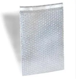 1100 4 x 7.5 Clear Bubble Out Bags Protective Wrap Cushioning Pouches 4x7.5 Self Seal By ValueMailers
