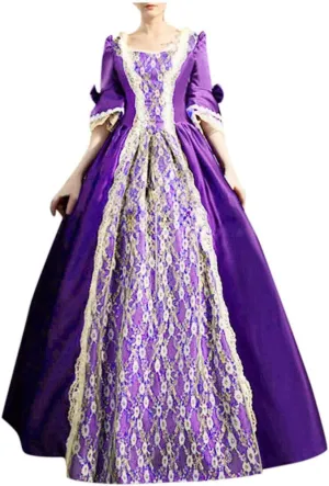 2024 Princess Dress Sleeve Womens Gothic Retro Dress Vintage Half Court Women's Dress Loose Casual Dresses Women