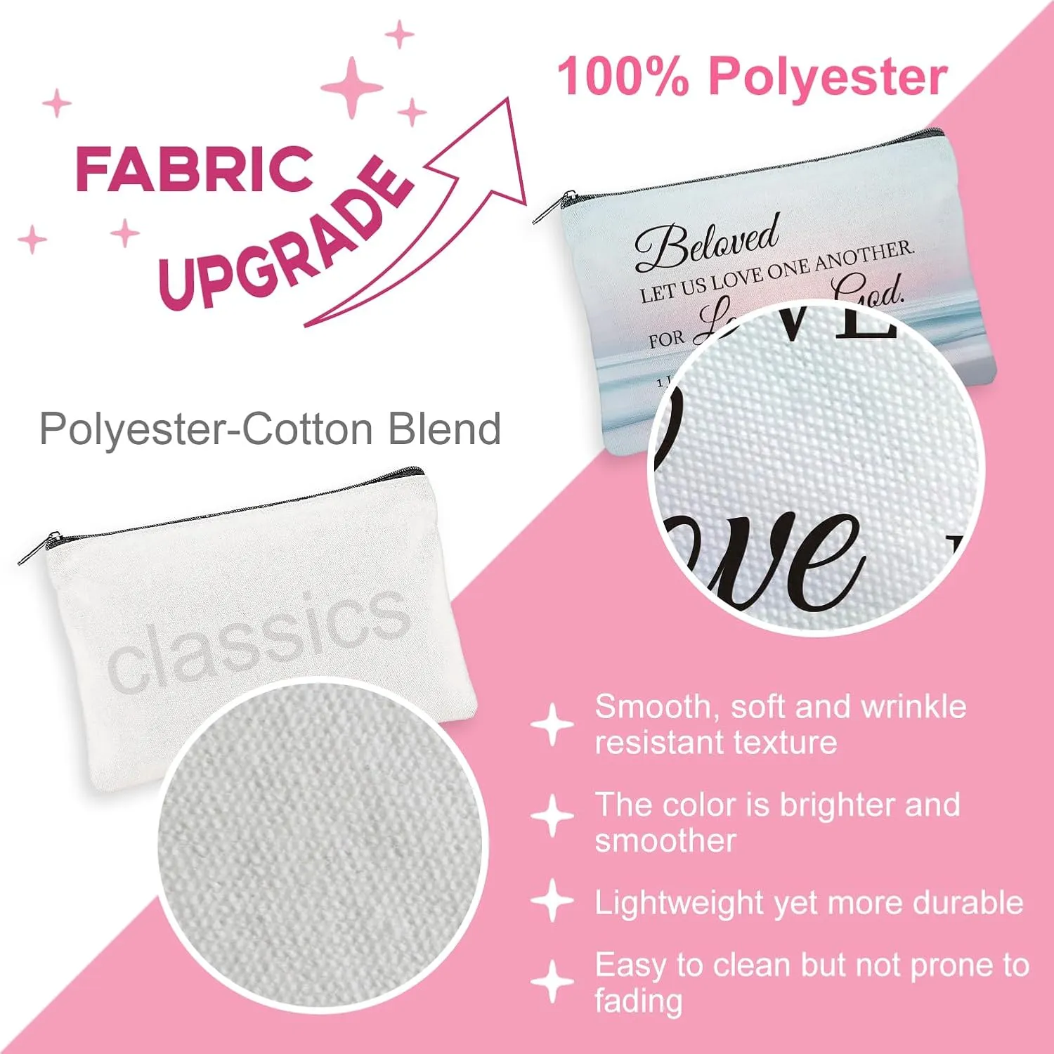 20PCS Christian Inspirational Cosmetic Bags for Women Religious Makeup Bags Bulk Christian Gifts for Women Bible Verse Canvas Zipper Pouch for Mother's Day Sister Employee Gifts(Scenery)