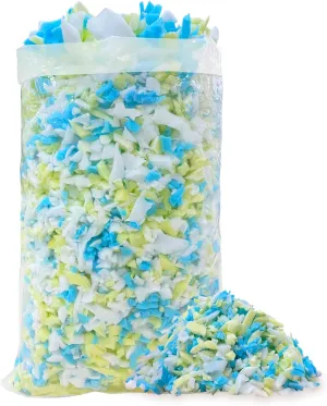 4lbs Shredded Memory Foam Filling for Bean Bag Filler, Premium Soft Filling,Without Added Gel Particles,Very Suitable for Filling Bean Bags and Pillows