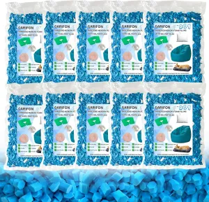50lbs Bean Bag Filler, Pillow Filler Stuffing, Bean Bag Filling, Shredded Memory Foam Filling, Punching Bag Filler, Foam Refill for Pouf/Ottoman Stuffing/Boxing Bag,Added Gel Particles