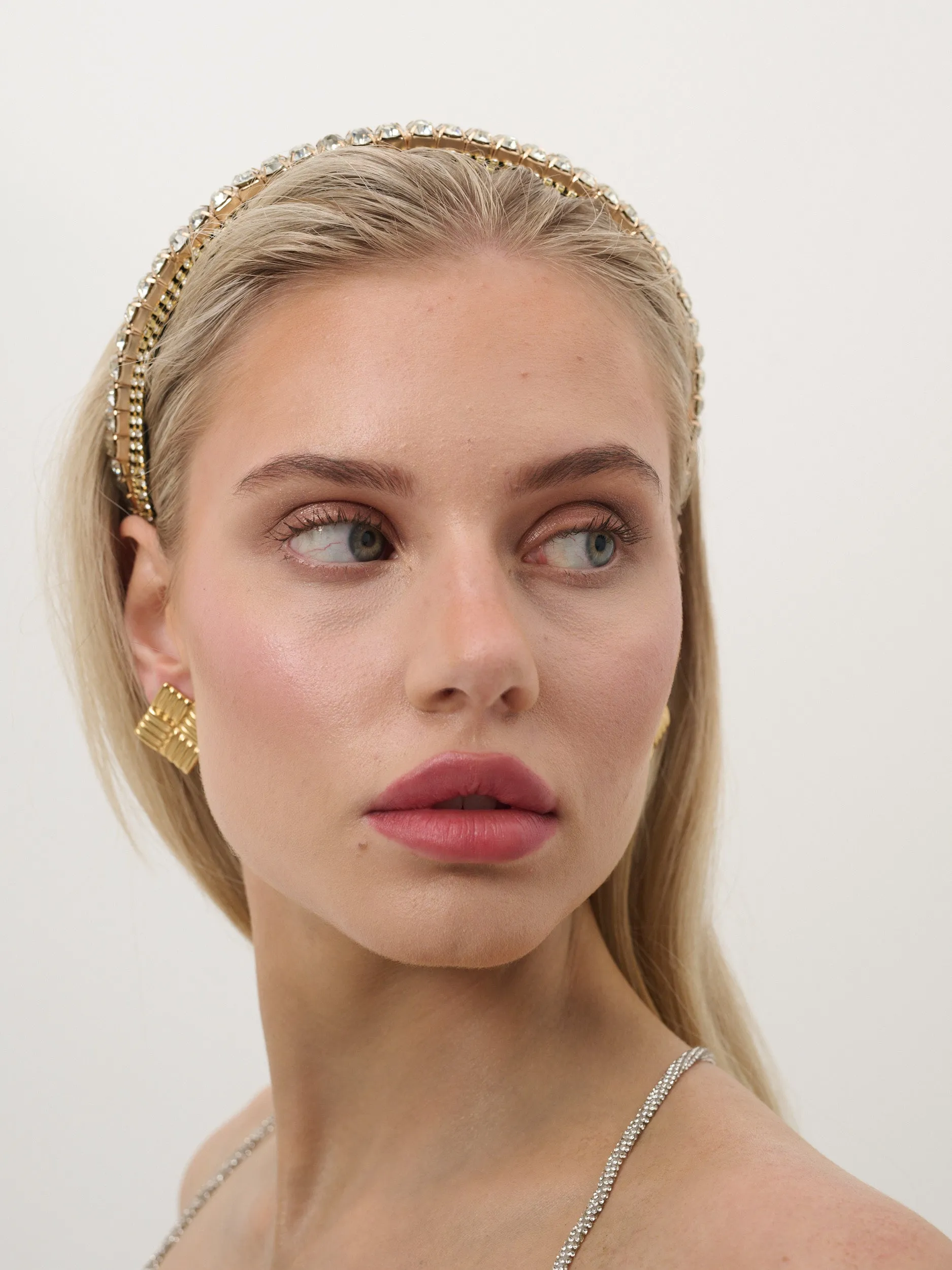Alannah Square 18K Gold Plated Earrings