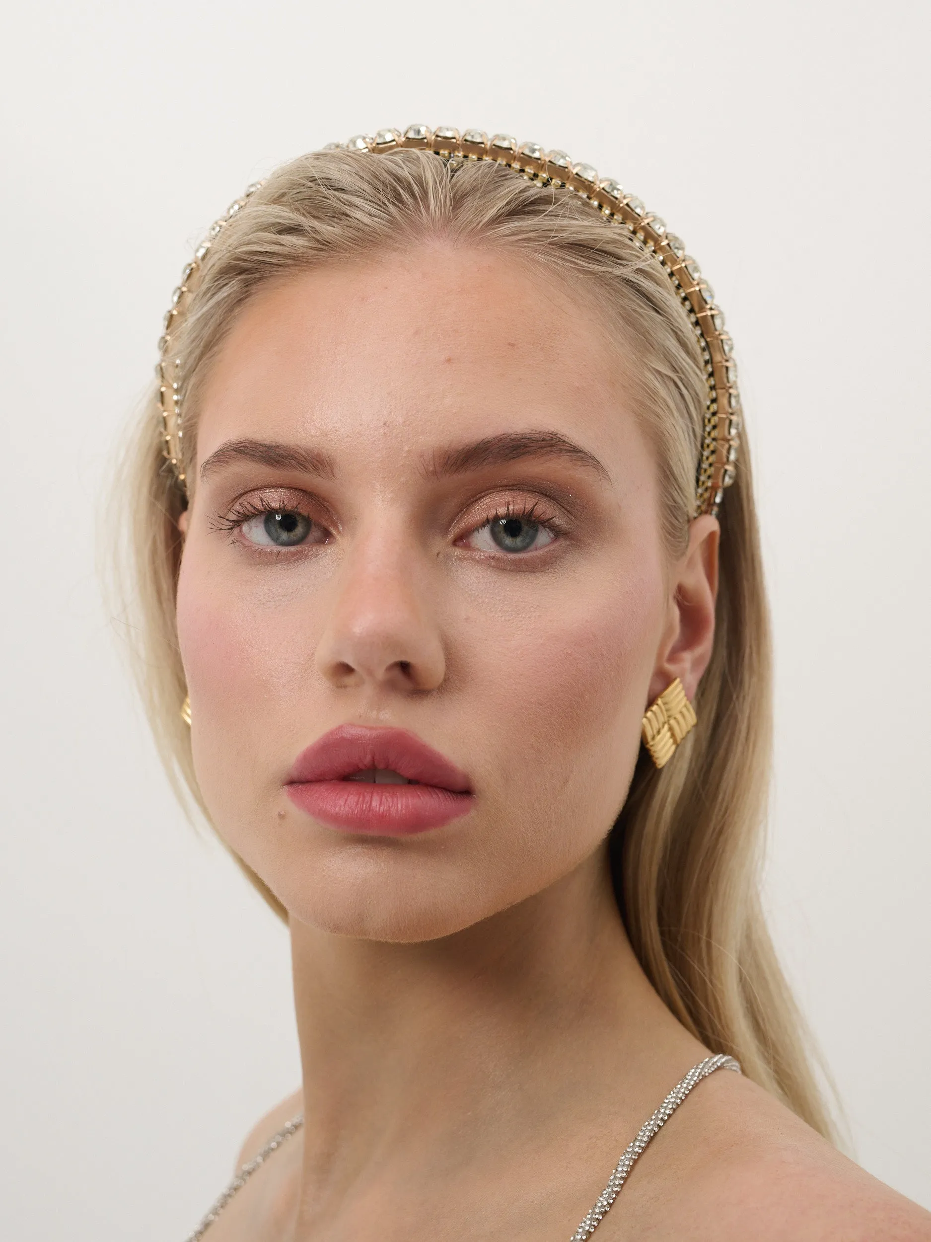 Alannah Square 18K Gold Plated Earrings