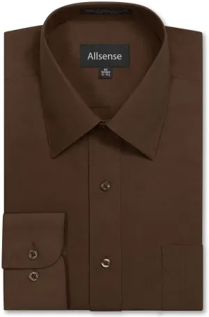 Allsense Men’s Regular-Fit Long-Sleeve Dress Shirt