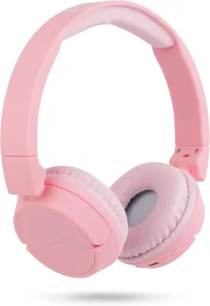 Altec Lansing - Kid Safe 2-in-1 Bluetooth Headphones, Safe Volume Limiting, Foldable Design, Enjoy Audio and Protect Your Child's Hearing (Pink)