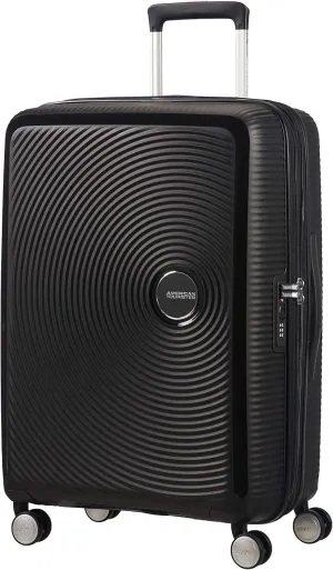 American Tourister M 81 L, Black (Bass Black), Medium (67 cm-81 Litre)