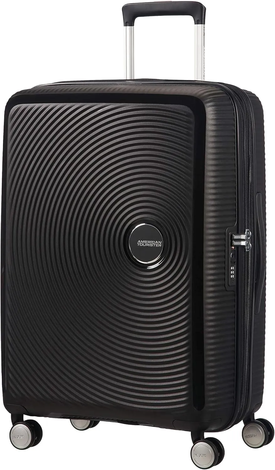 American Tourister M 81 L, Black (Bass Black), Medium (67 cm-81 Litre)