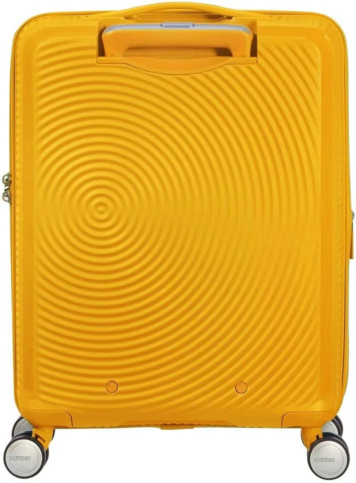 AMERICAN TOURISTER Unisex_Adult Soundbox, Yellow (Golden Yellow), Spinner S EXP (55 cm-35.5/41 L)