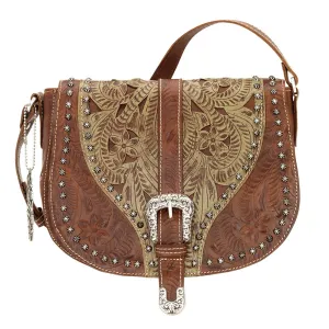 AMERICAN WEST Blazing Saddle Crossbody Bag - Avocado