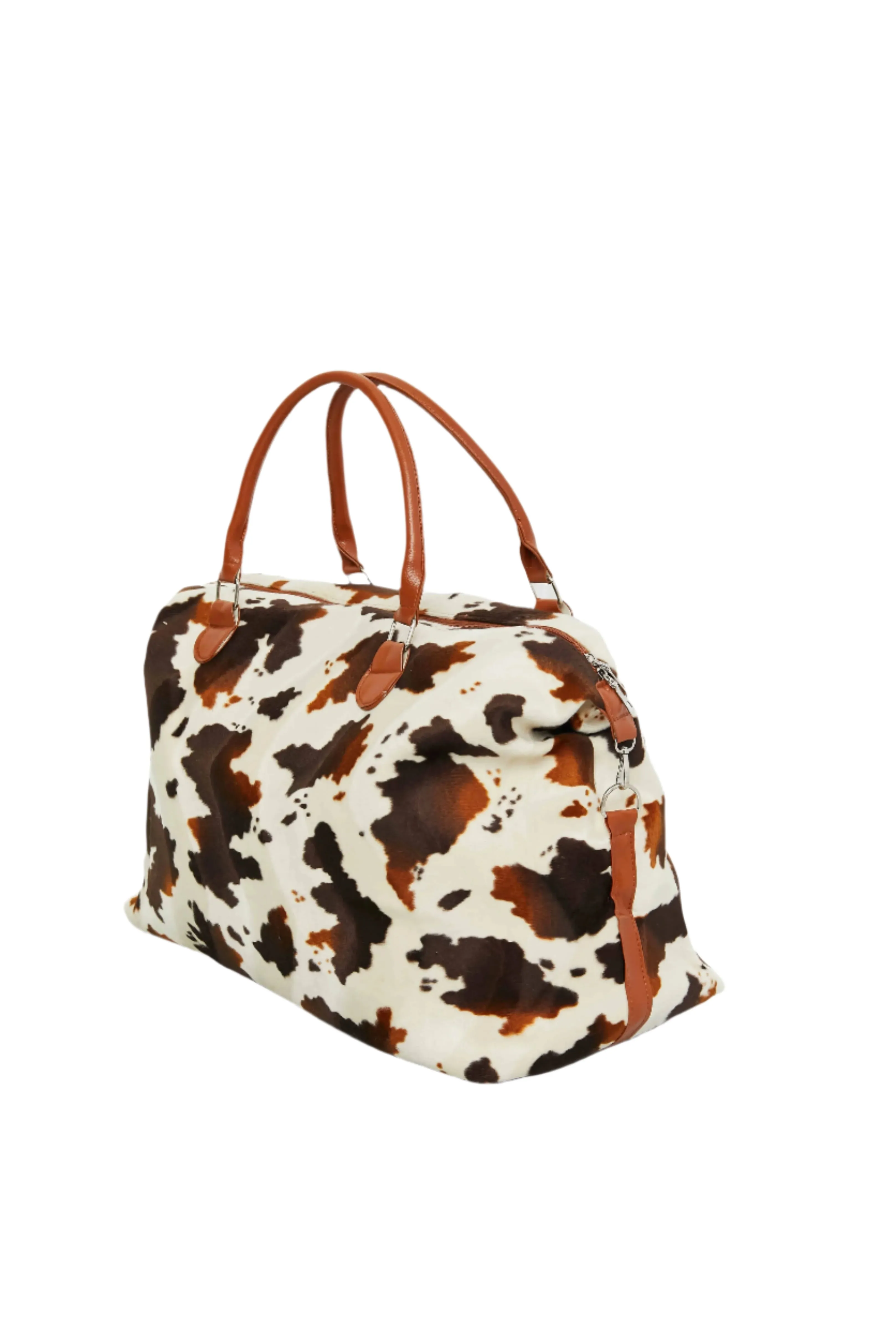Animal Print Plush Weekender Bag