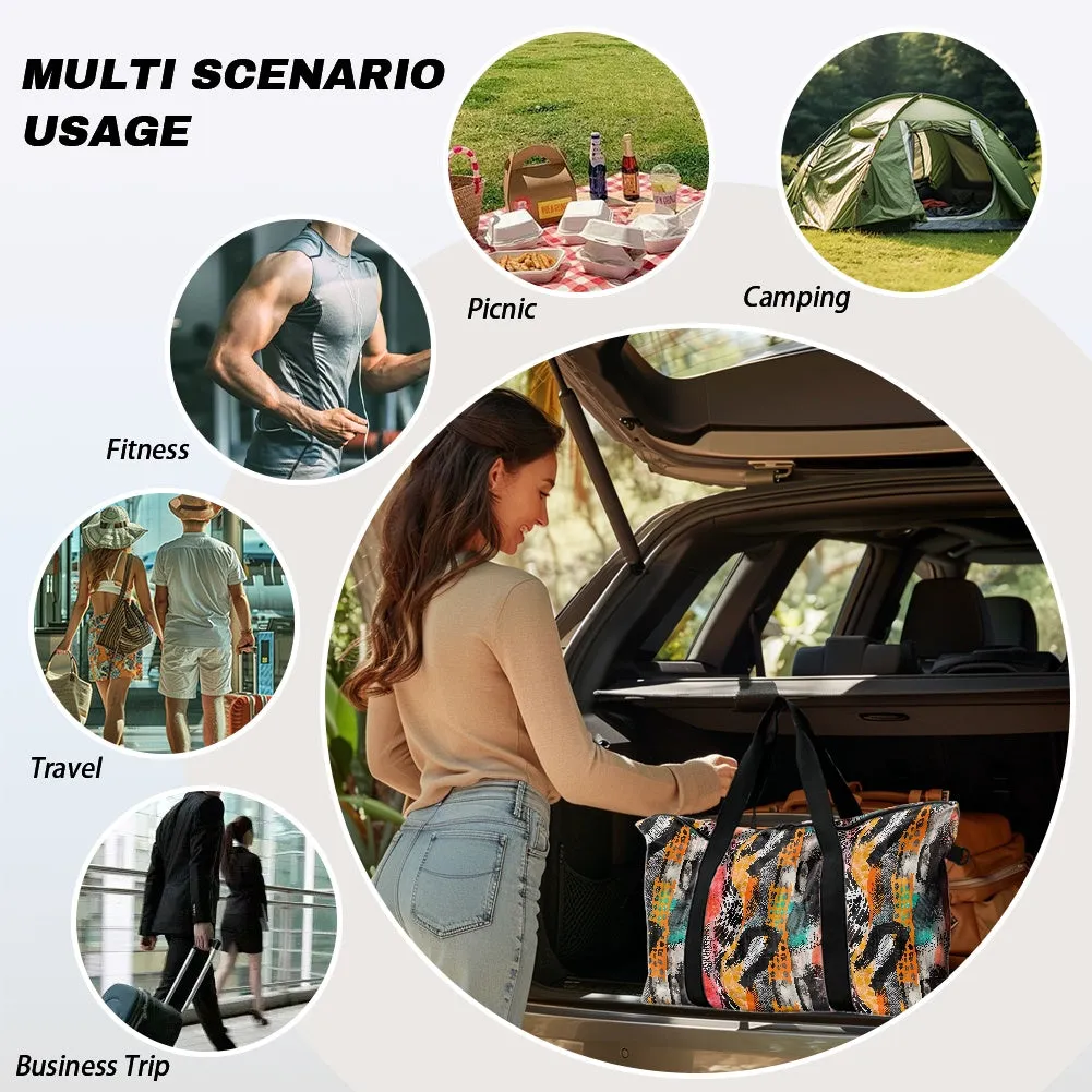 Animal prints with abstract elements Lightweight luggage