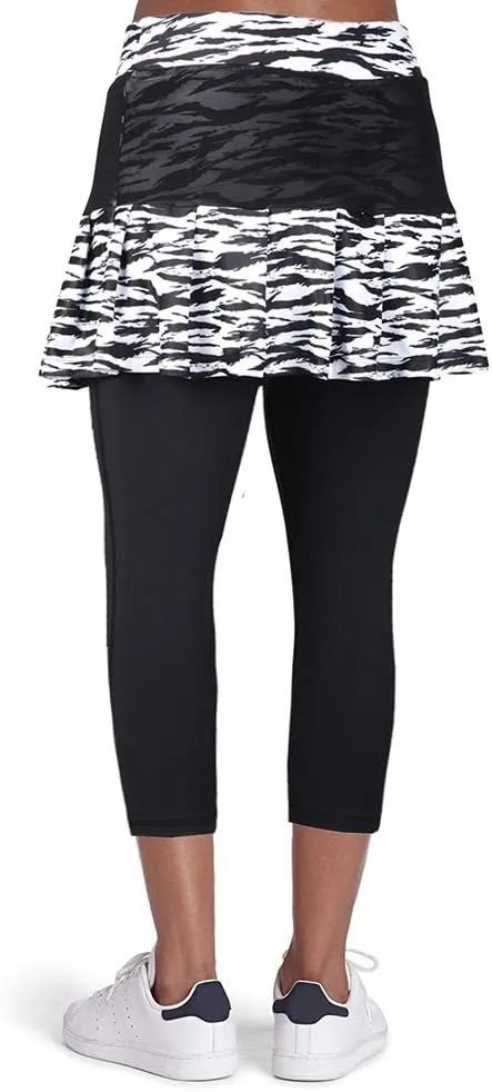 ANIVIVO Skirted Legging for Women, Yoga Legging with Skirts &Women Tennis Leggings Clothes Pockets