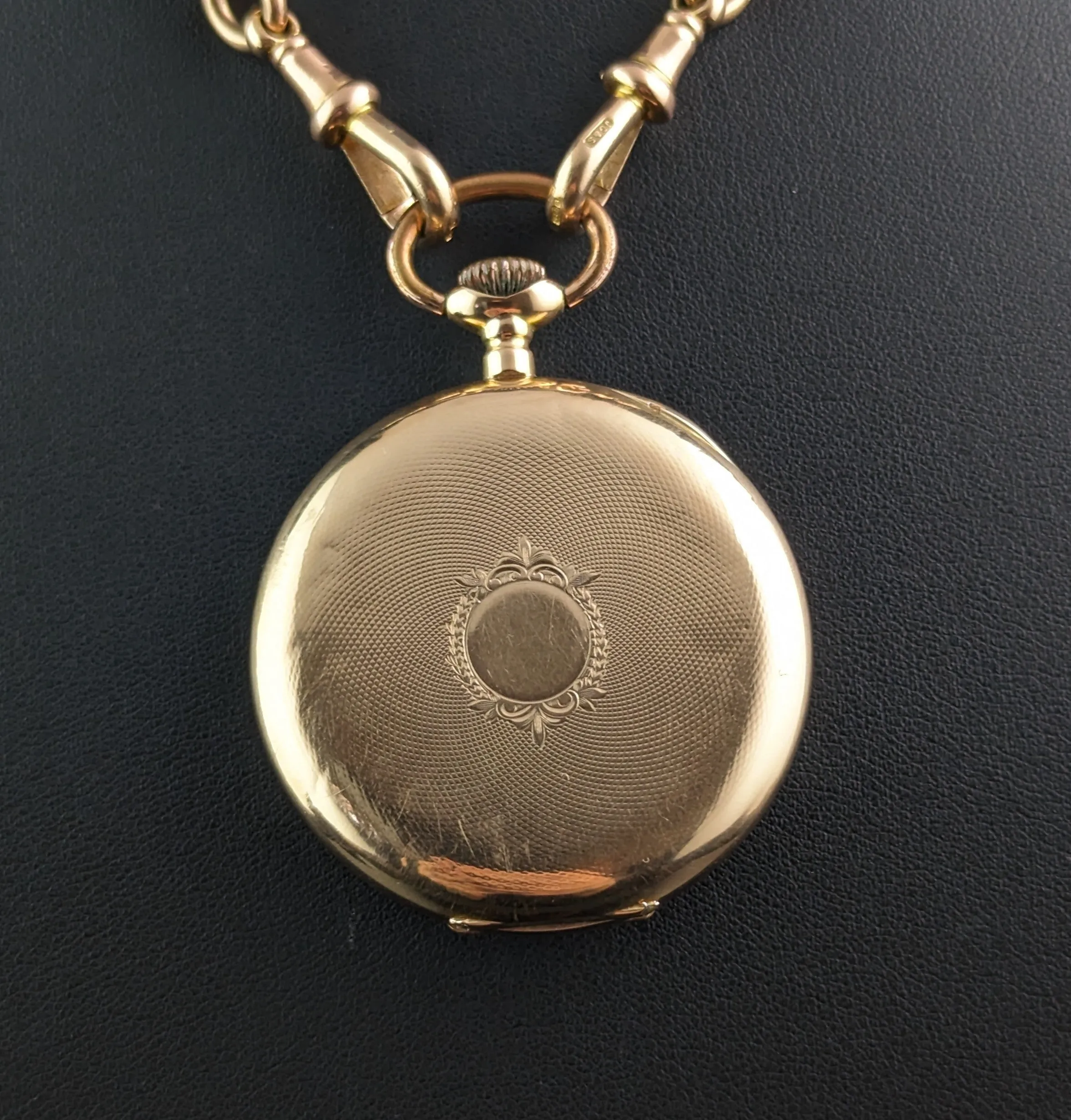 Antique 14ct gold pocket watch, Moeris, open face
