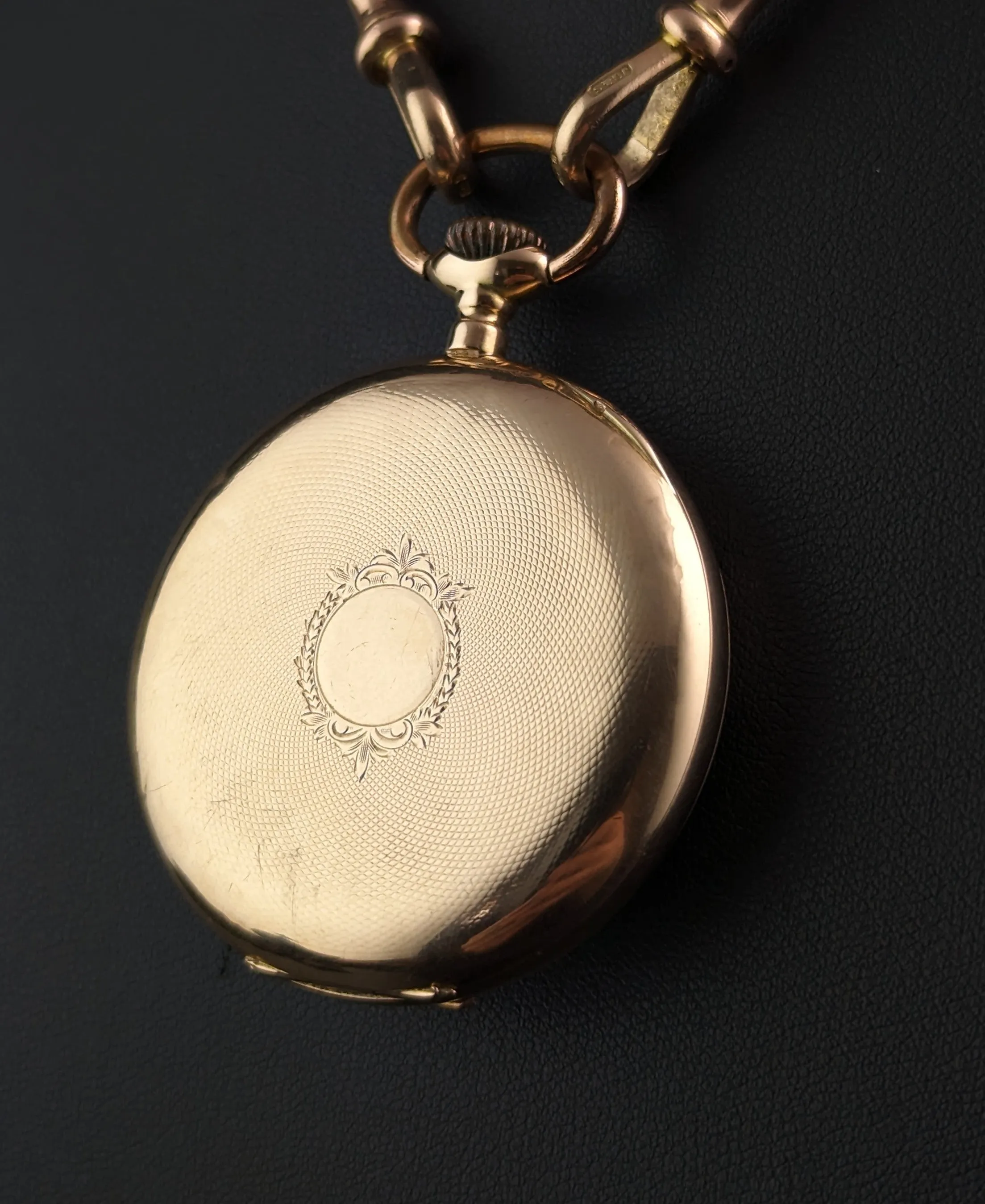 Antique 14ct gold pocket watch, Moeris, open face