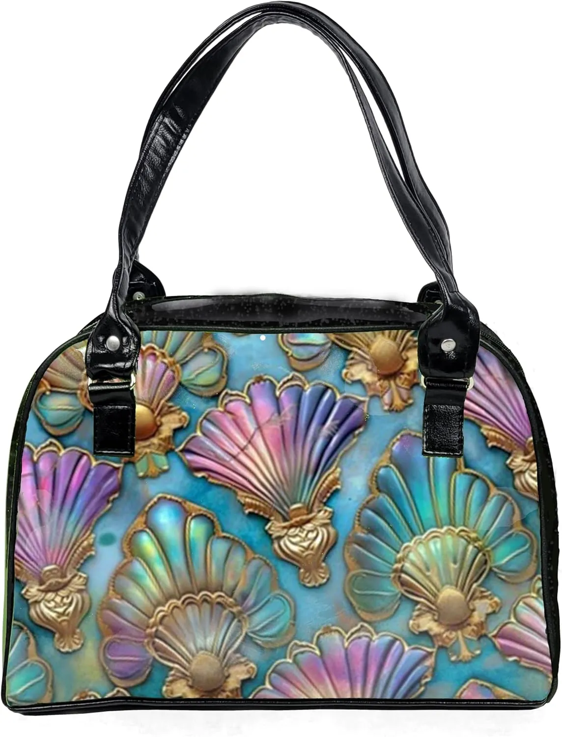 Art Nouveau Collection Colorful, Large, Whimsical, Handbag, Travel Bag, Satchel, Favorite Tote