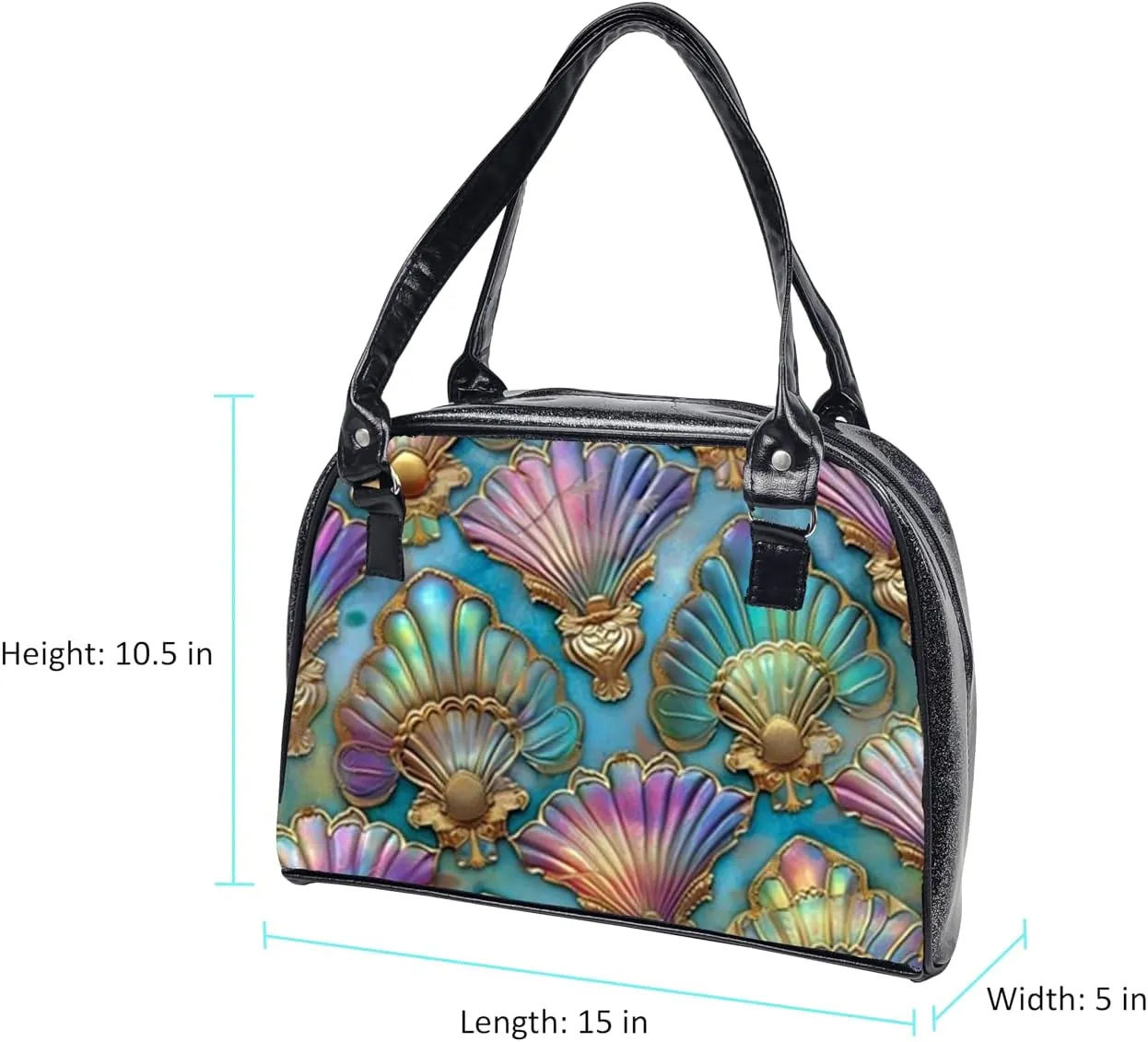 Art Nouveau Collection Colorful, Large, Whimsical, Handbag, Travel Bag, Satchel, Favorite Tote