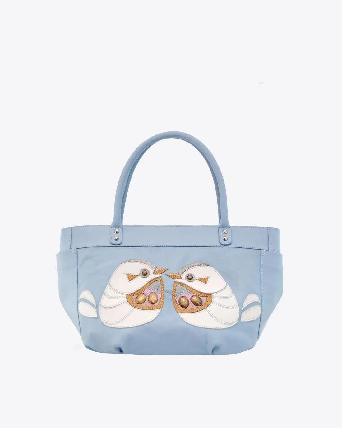 Auklet Leather Bucket Bag | Handcrafted with Whimsical Embroidery – Havana & Co.
