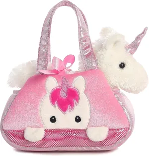 Aurora® Fashionable Fancy Pals™ Peek-A-Boo Unicorn Stuffed Animal - On-The-go Companions - Stylish Accessories - Multicolor 7 Inches