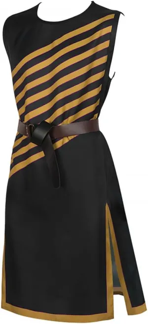 AwwwCos Medieval Tunic Costume with Belt Sleeveless Knight Tunic Surcoat Surcoat Robe Cloak For Men Outfit
