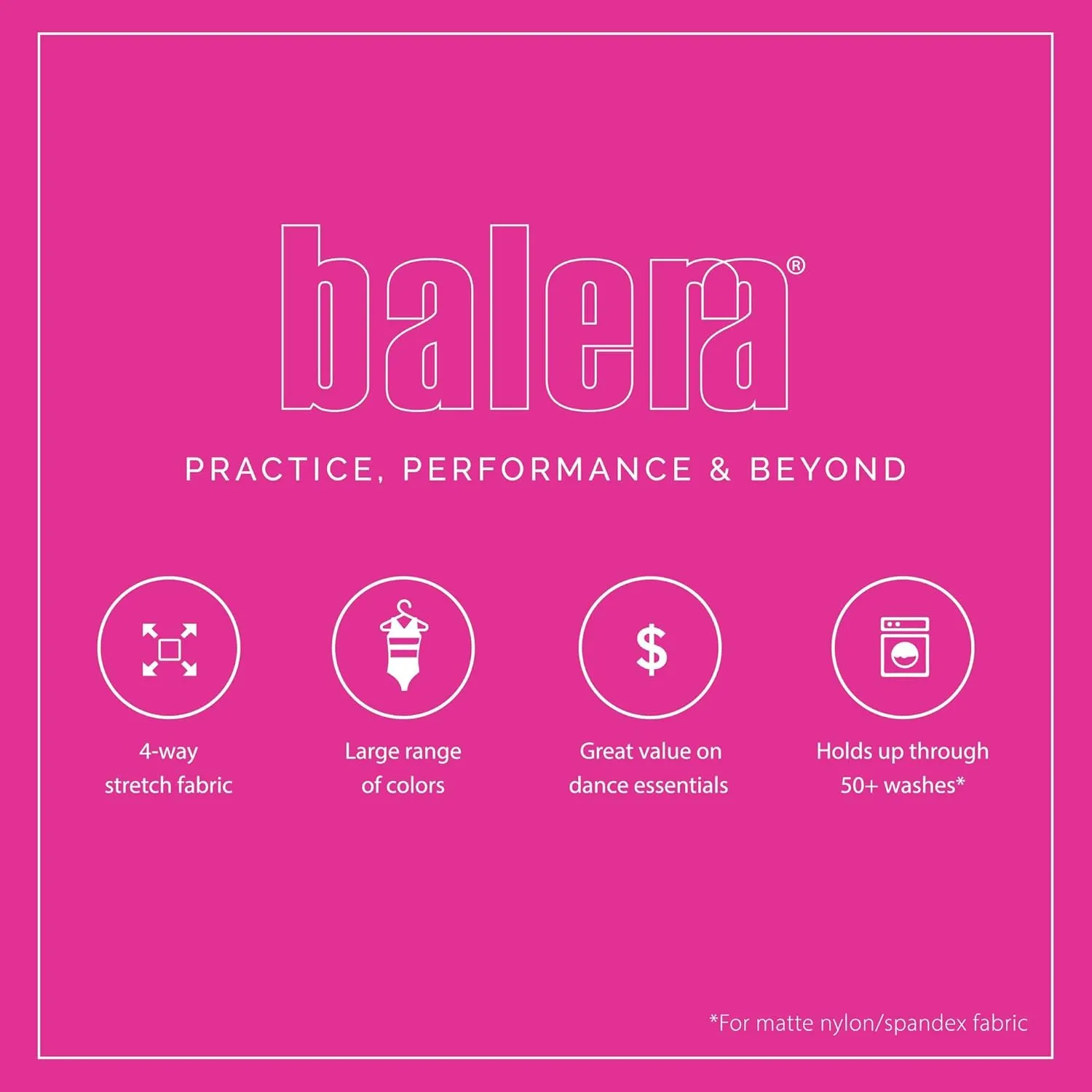 Balera High Neck Leotard with Cross Back Straps for Girls & Women Perfect for Dance