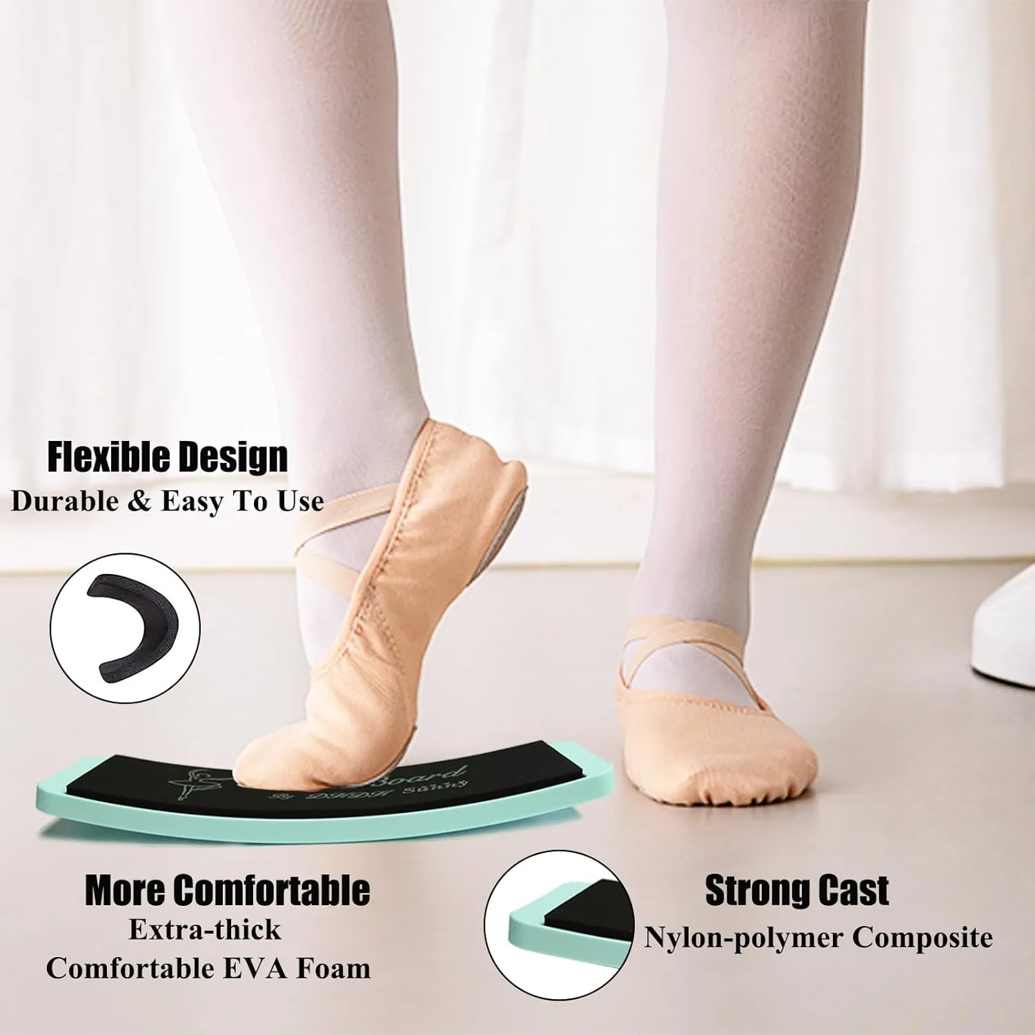 Ballet Turning Board for Dancers Balance Portable Training Equipment for Dance Spin Boards for Better Pirouette Figure Skating Technique Releve Ice Skaters Gymnasts and Cheerleaders