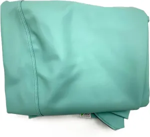 Bean Products Vinyl Marine Boat Bean Bag Chair Cover - Retro Style Weatherproof Lazy Sofa Cover for Adults - Washable Bean Bag Cover Without Fill - Comfortable Small Bean Bag, 33x31x20 - Aqua