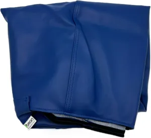 Bean Products Vinyl Marine Boat Bean Bag Chair Cover - Retro Style Weatherproof Lazy Sofa Cover for Adults - Washable Bean Bag Cover Without Fill - Comfortable Small Bean Bag, 33x31x20 - Dark Navy