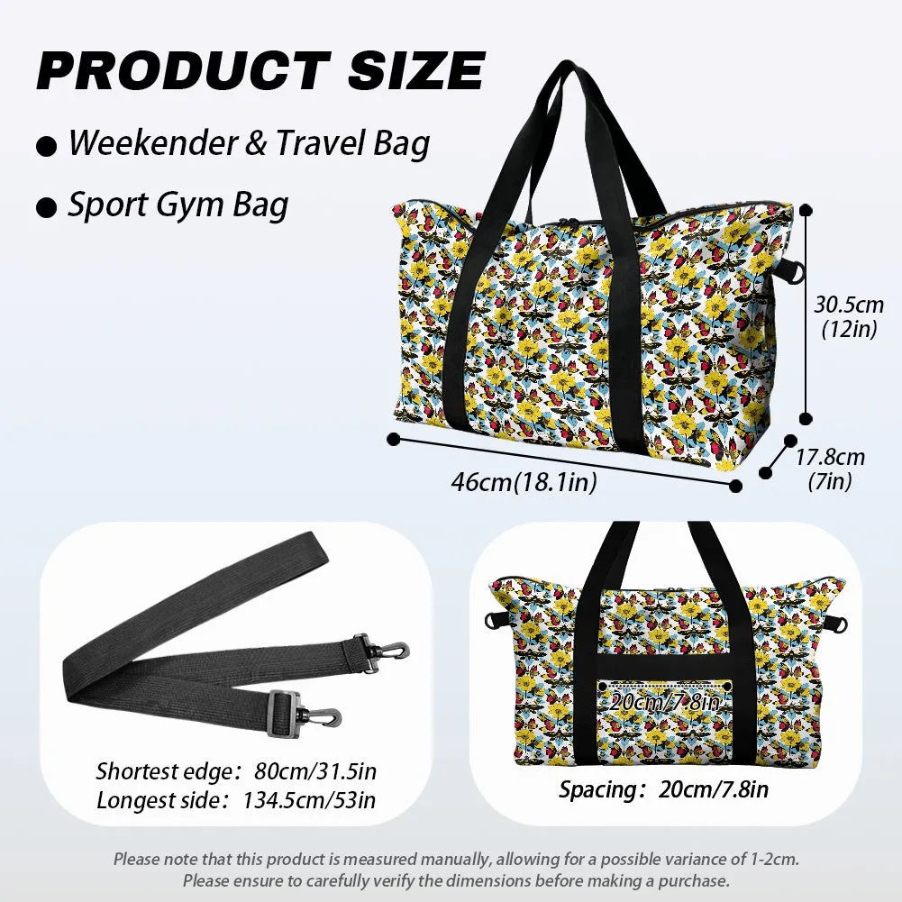 Bees and Butterflies Lightweight luggage