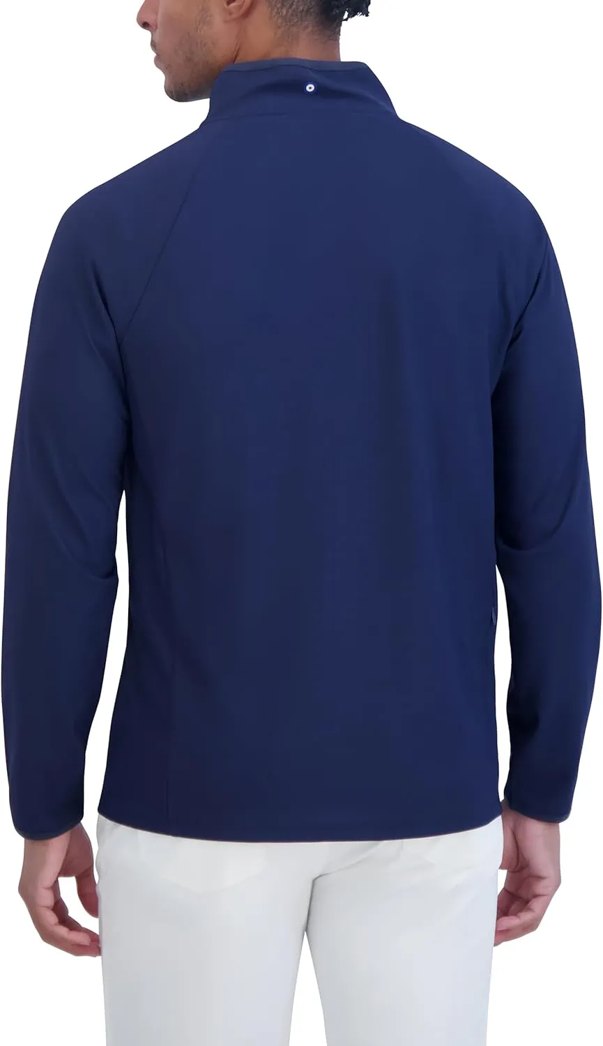 Ben Sherman Men's Quarter Zip Pullover Sweater – Lightweight, Casual, Work, Golf & Everyday Wear