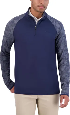 Ben Sherman Men's Quarter Zip Pullover Sweater – Lightweight, Stylish, Soft Knit for Casual, Work, Golf & Everyday Wear