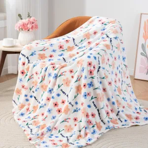 Berkshire Blanket Velvetloft® Plush Throw Blanket – Ultra Soft & Cozy Gift for Mom, Mother’s Day Present, Warm Lightweight Fleece Throw for Bed, Couch & Travel, 50 in × 60 in​