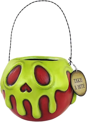Bethany Lowe Large Red Apple With Green Poison Bucket