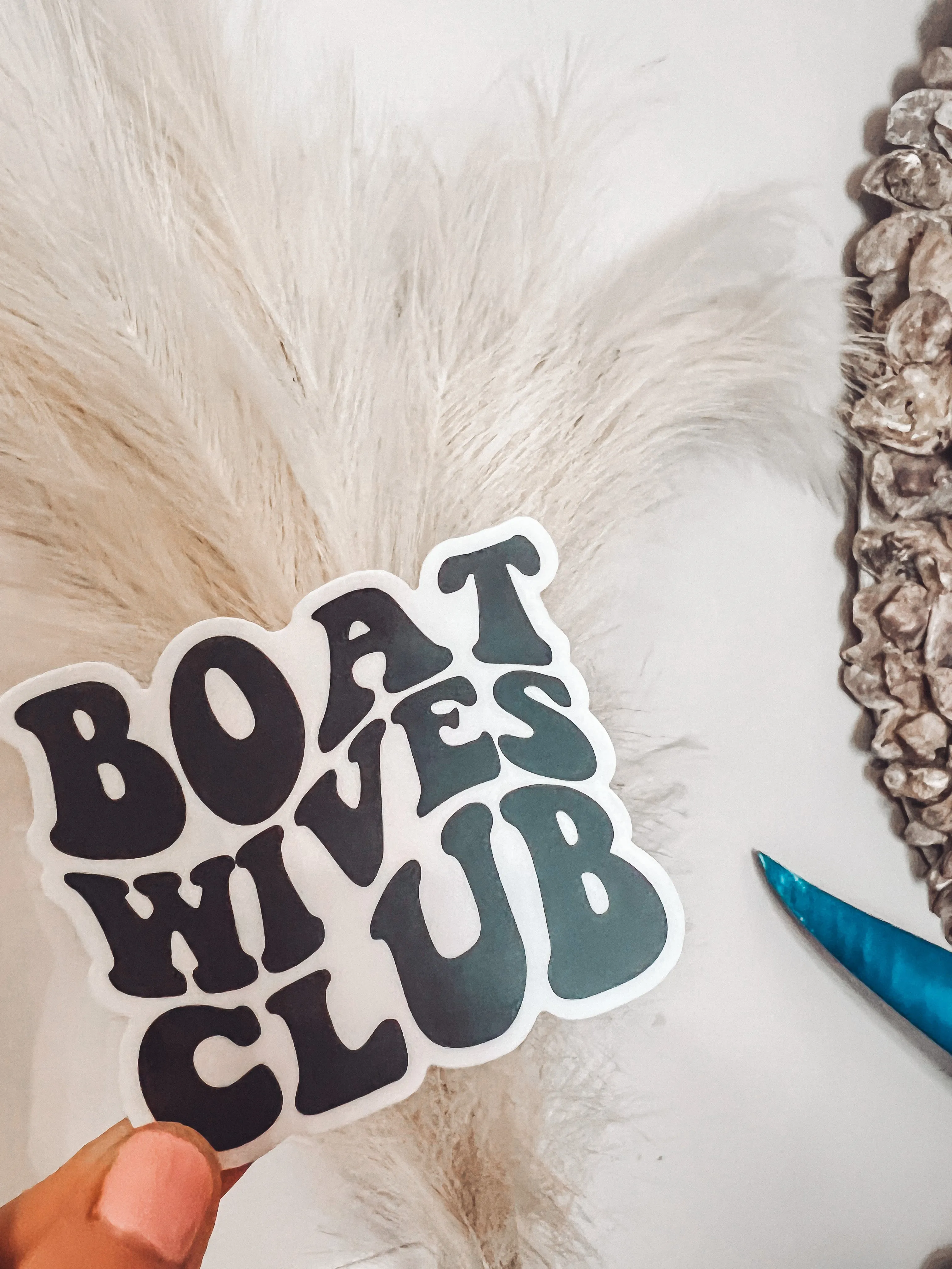 Boat Wives Groovy Decal