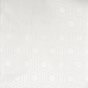 Brewster Home Fashions RD5671 Hive Geometric Wallpaper, Paintable , White