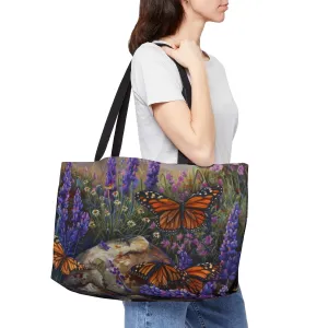 Butterfly Flowers 1 Weekender Tote Bag