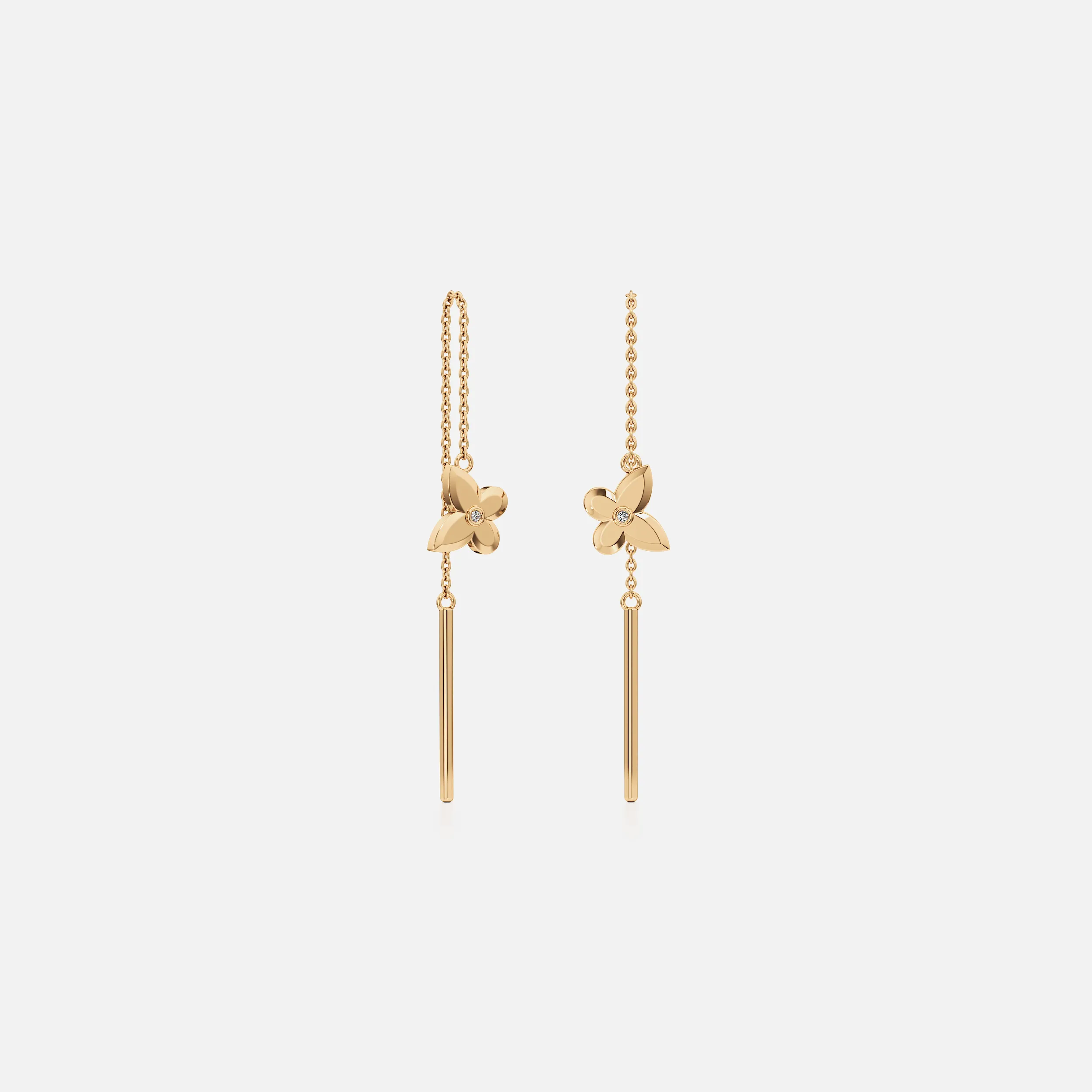 Butterfly Threader Earrings