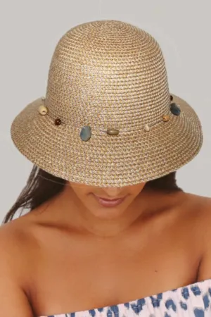 Cancer Council Bohemian Bucket Style Hat - Natural