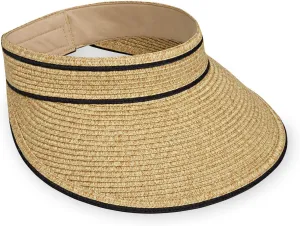 CARKELLA by Wallaroo – Women’s Lily Sun Visor – Wide Brim, Packable, Lightweight and Adjustable Sizing for Medium Crown Sizes