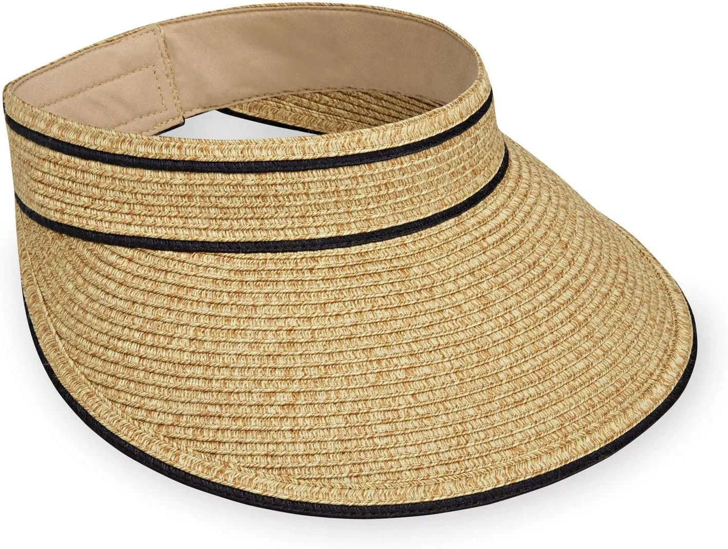 CARKELLA by Wallaroo – Women’s Lily Sun Visor – Wide Brim, Packable, Lightweight and Adjustable Sizing for Medium Crown Sizes