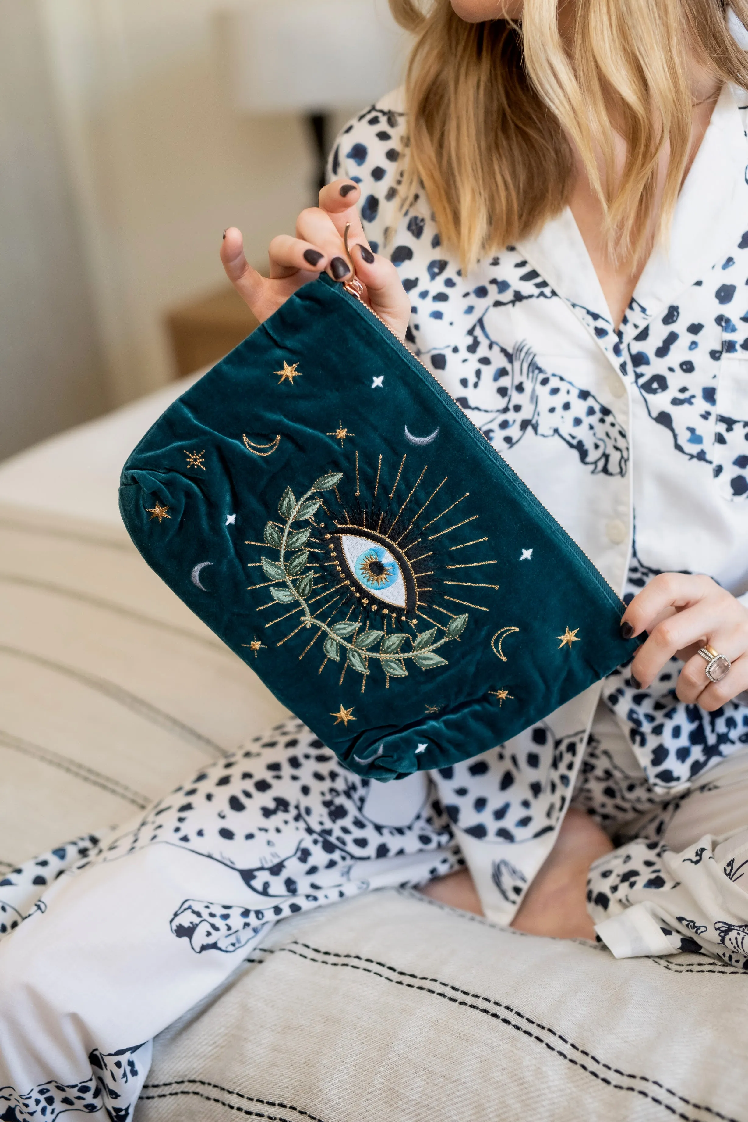 Celestial Eye Everyday Pouch - Rich Blue