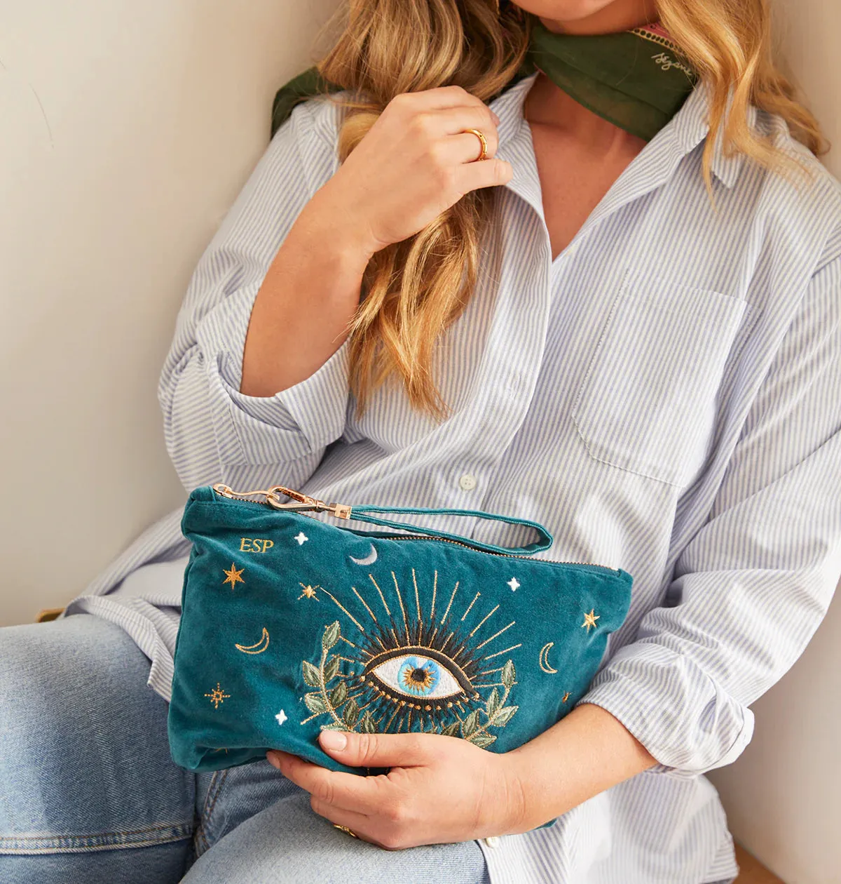 Celestial Eye Everyday Pouch - Rich Blue