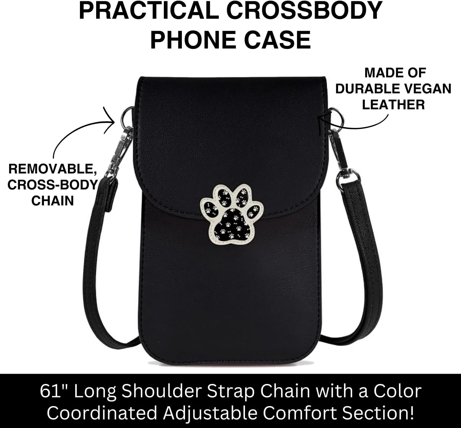 Cell Phone Purse - Touch Screen Women’s Crossbody Handbags (Just For Fun) - Cell Phone Purse