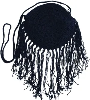 Chic Handmade Round Crossbody Crochet Purse: Elevate Your Style with This Exquisite Artisan-Crafted Fashion Accessory