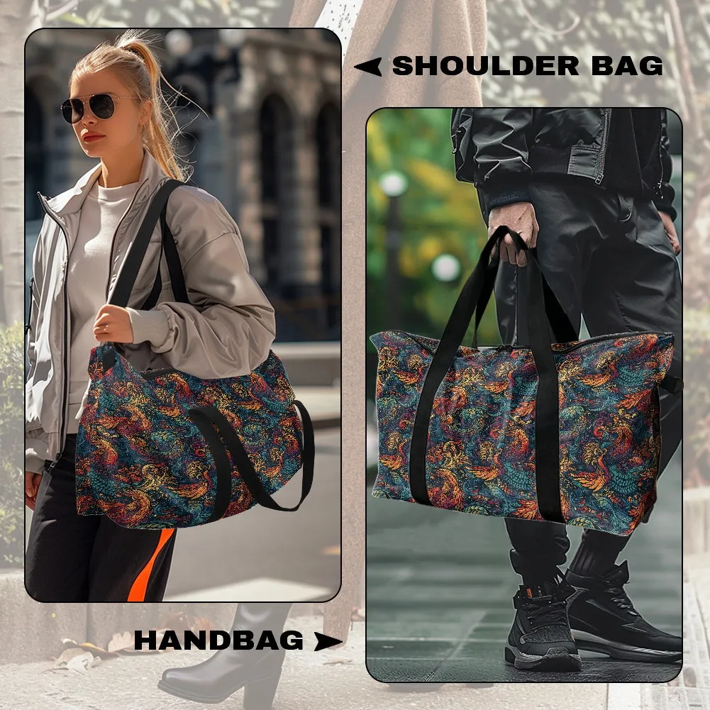 Chinese Dragon and Phoenix Lightweight luggage