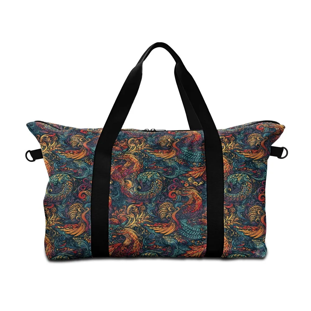 Chinese Dragon and Phoenix Lightweight luggage