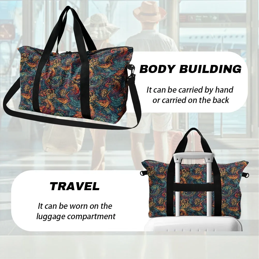 Chinese Dragon and Phoenix Lightweight luggage