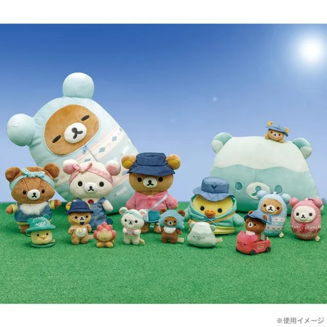 [Clearance]#[Rilakkuma] Komorebi Camp -Tenori Plush Toy San-X Official Japan 2023