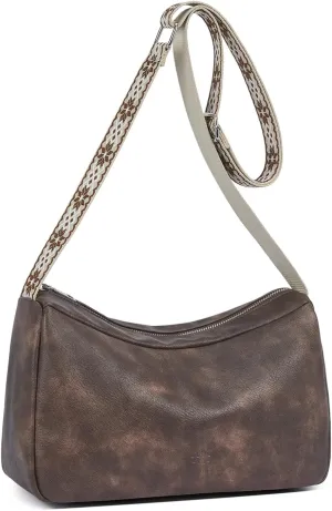 CLUCI Cross Body Bag for Woman, Soft Vegan Leather Crossbody Purses for Women, Purses for Women Crossbody Bag with 2 Straps