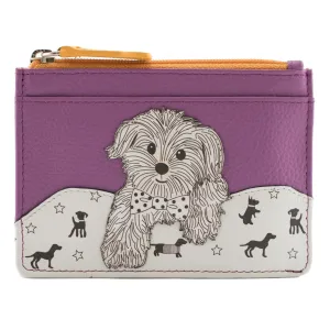 Coco Pup Card & Coin Purse | Purple