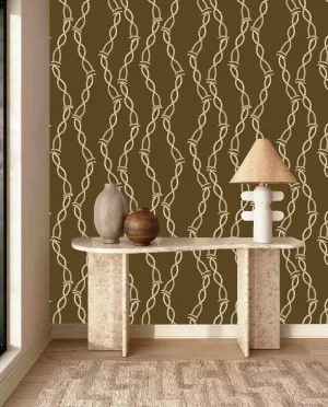 Cord Chain Dance Brown Wallpaper | Catchii Netherlands Europe